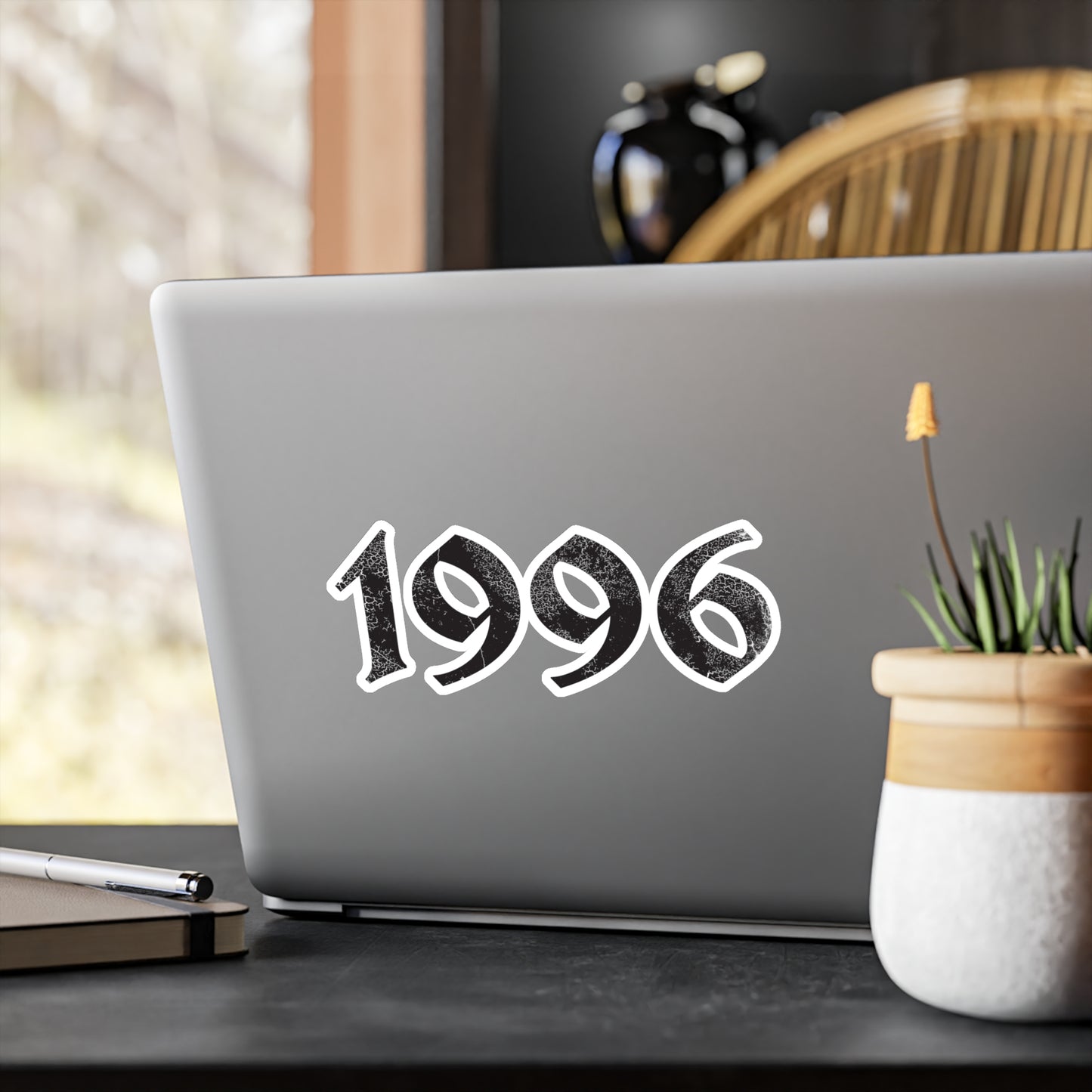 Distressed Gothic 1996 Vinyl Sticker — Kiss-Cut Vinyl Decals