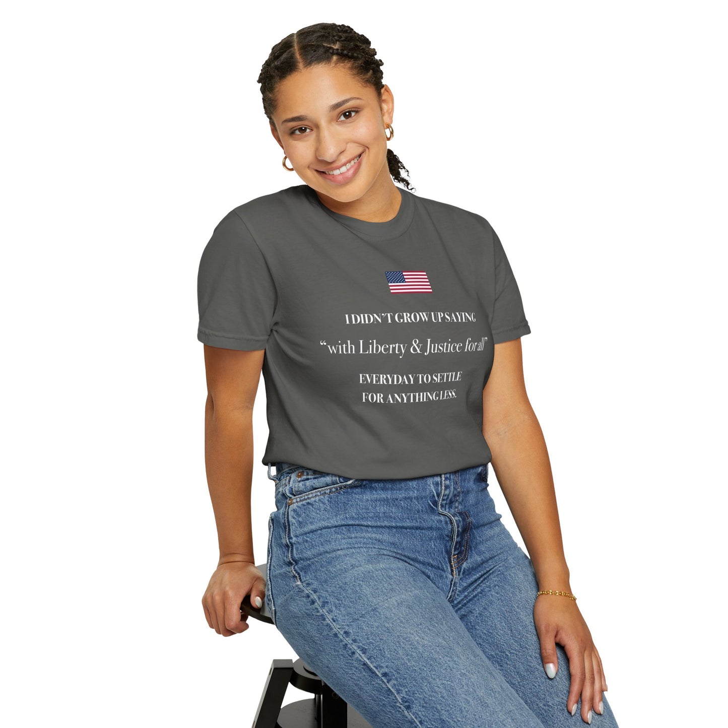 With Liberty & Justice For All Graphic T-Shirt - UNISEX