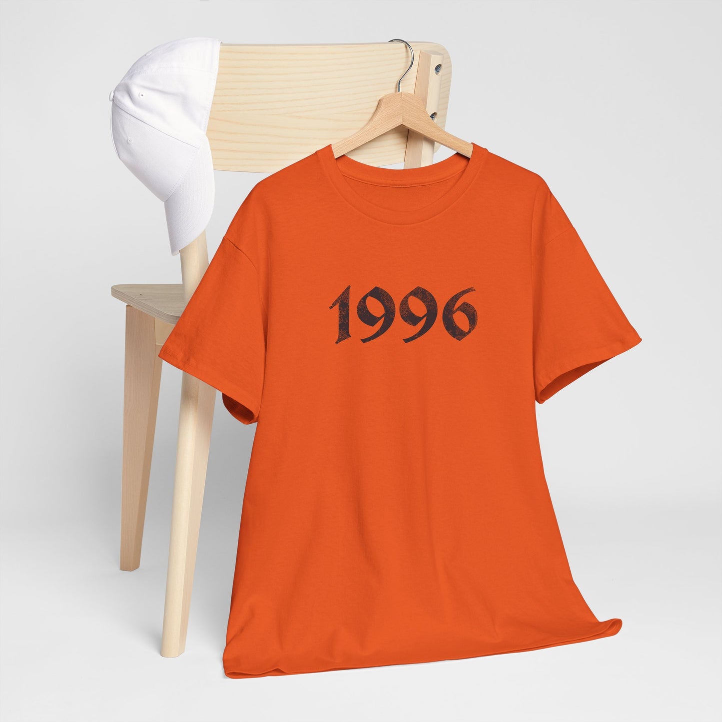1996 Vintage Year Tee — Distressed 90's Baby Graphic T Shirt