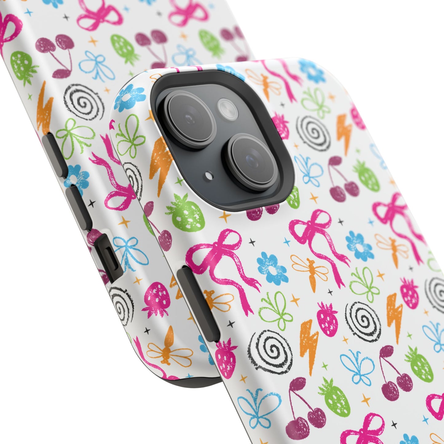 Just A Girl Pattern — Magnetic (iPhone + Android) Phone Case