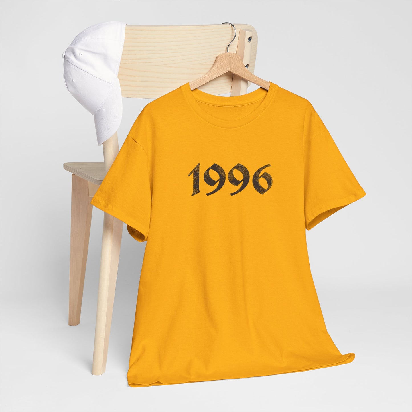 1996 Vintage Year Tee — Distressed 90's Baby Graphic T Shirt