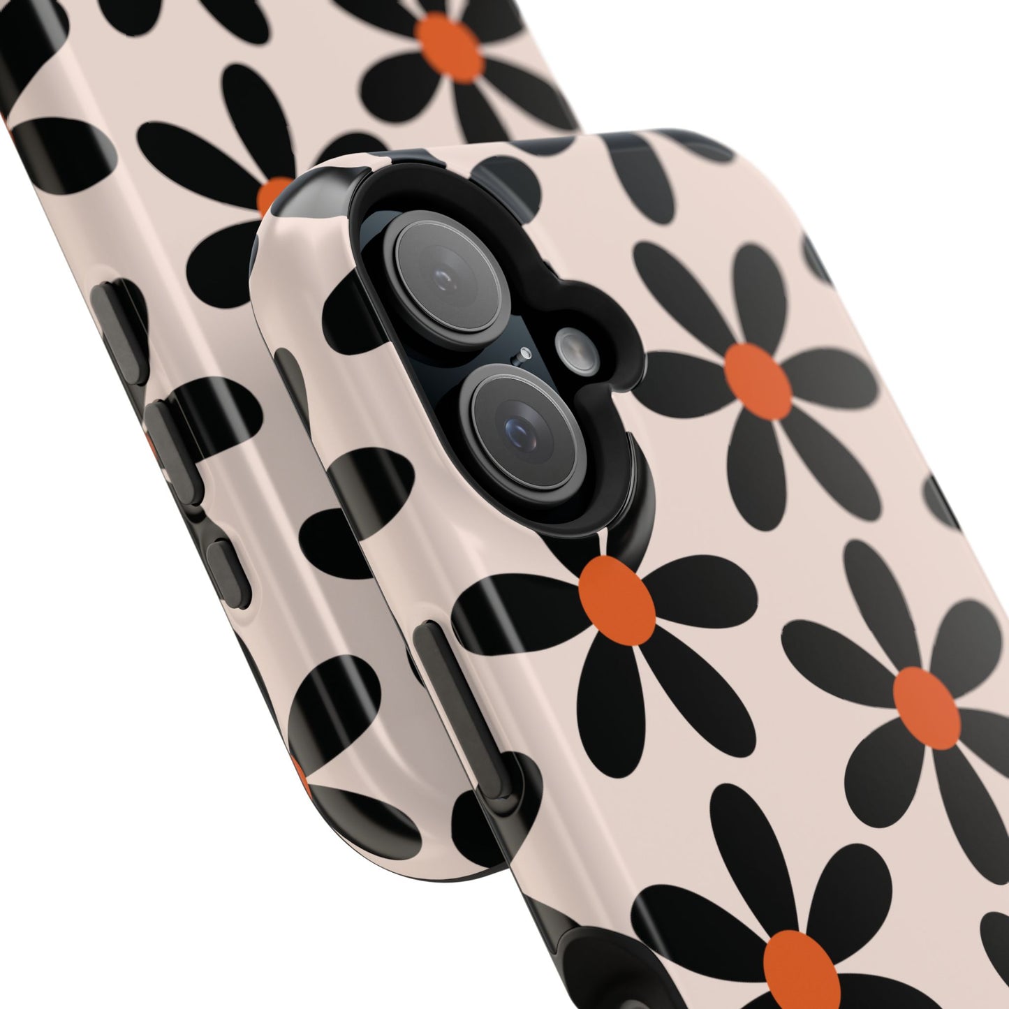 Floral Pattern — Magnetic Impact-Resistant Phone Case
