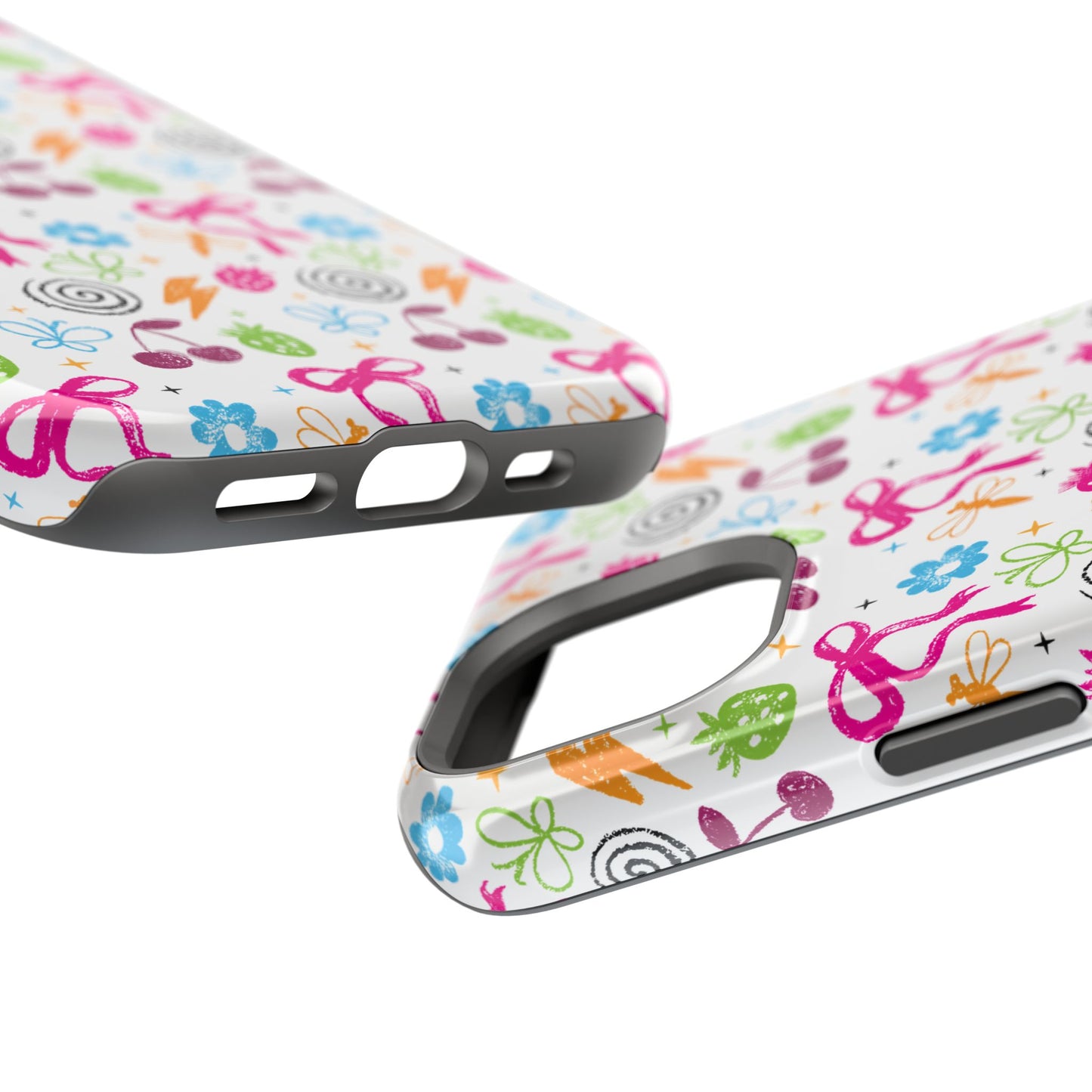 Just A Girl Pattern — Magnetic (iPhone + Android) Phone Case