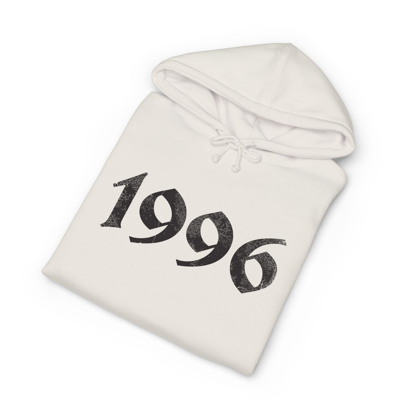 1996 Vintage Year Hoodie — Distressed 90's Baby Graphic Hoodie