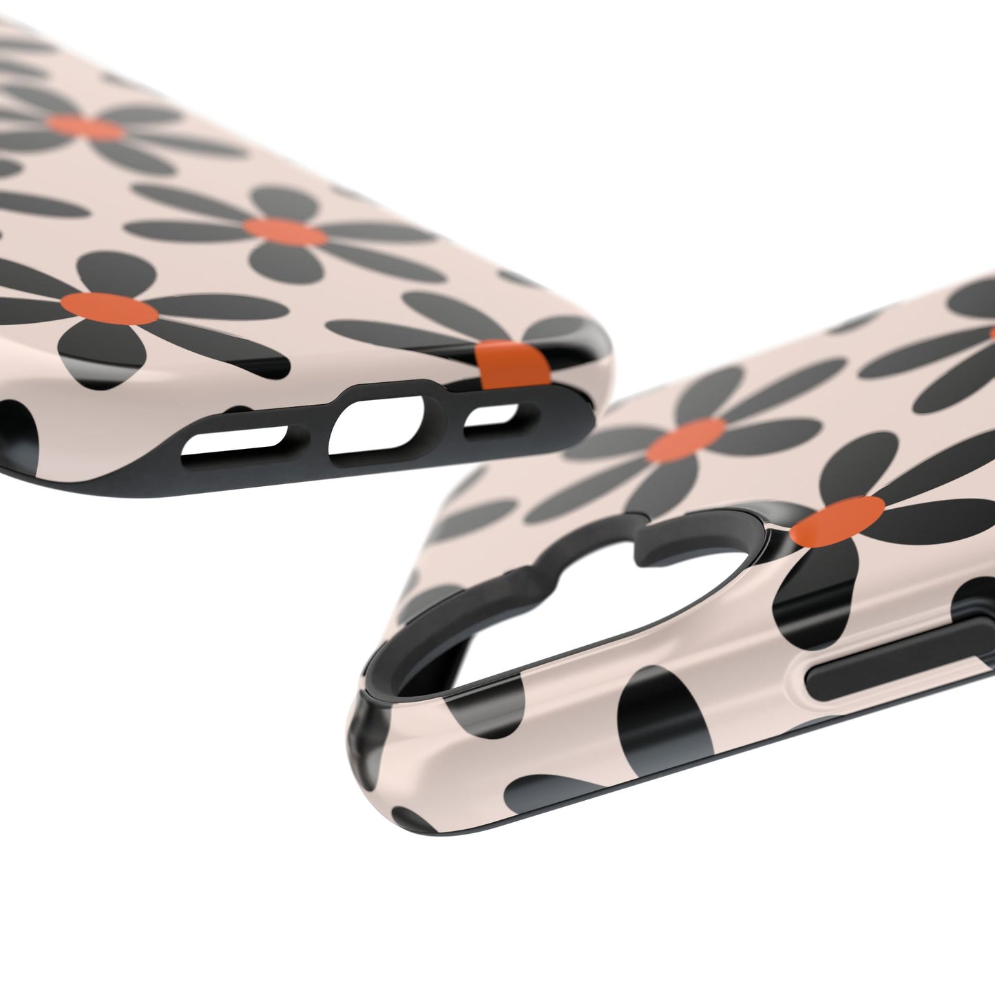 Floral Pattern — Magnetic Impact-Resistant Phone Case