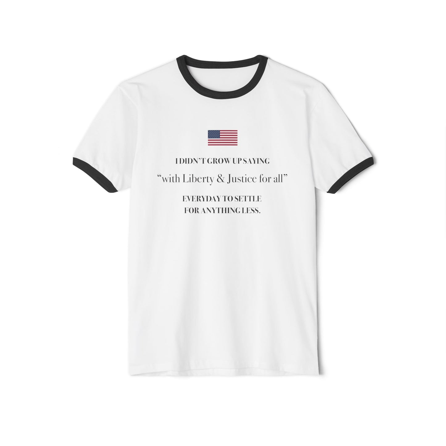 With Liberty & Justice for All Patriotic Tee - UNISEX
