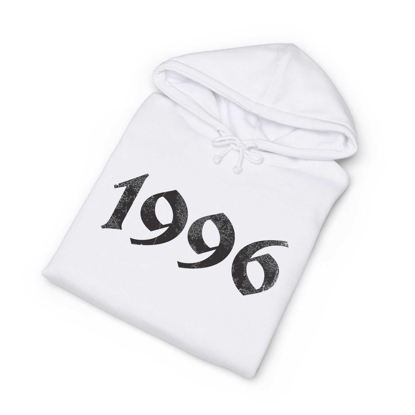 1996 Vintage Year Hoodie — Distressed 90's Baby Graphic Hoodie