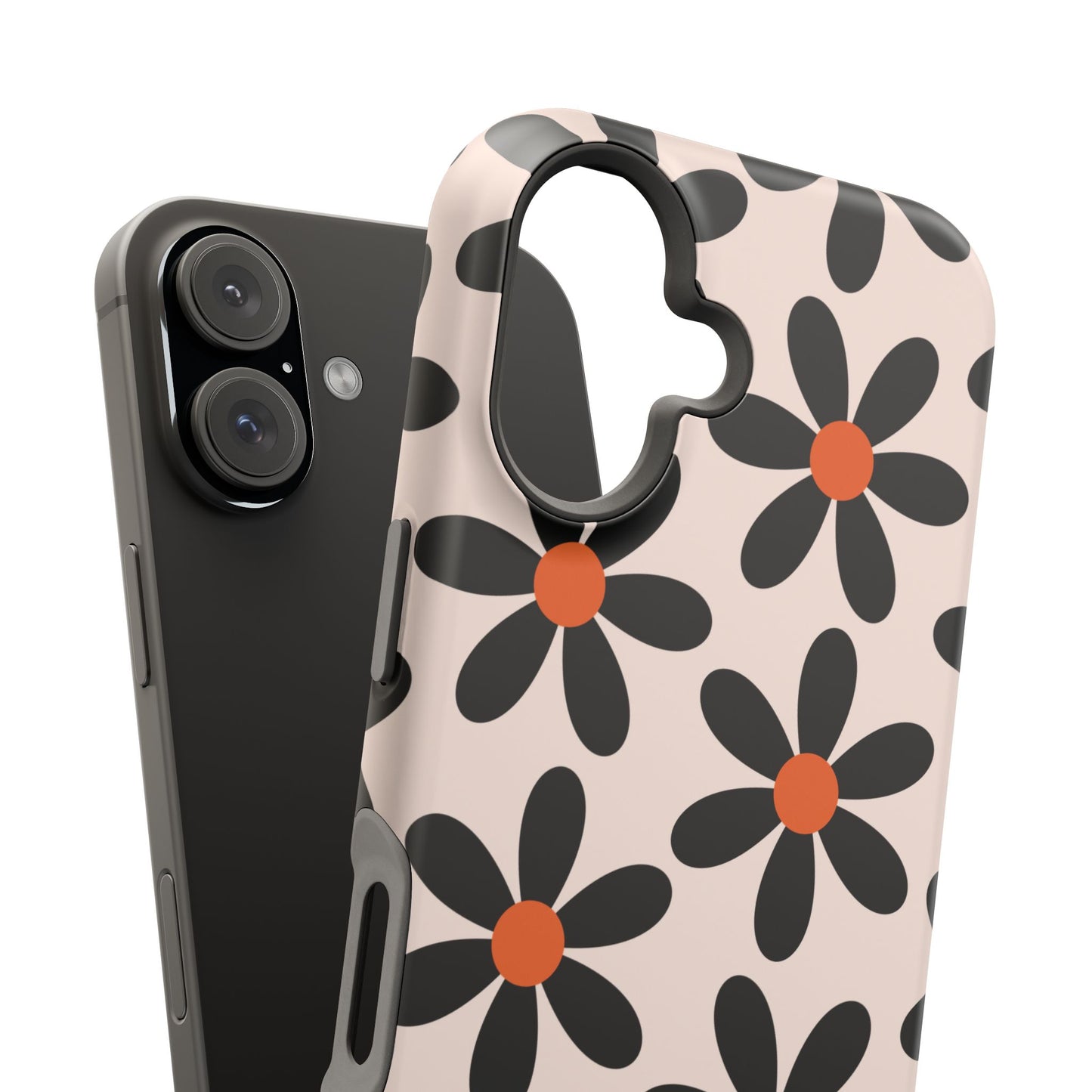 Floral Pattern — Magnetic Impact-Resistant Phone Case