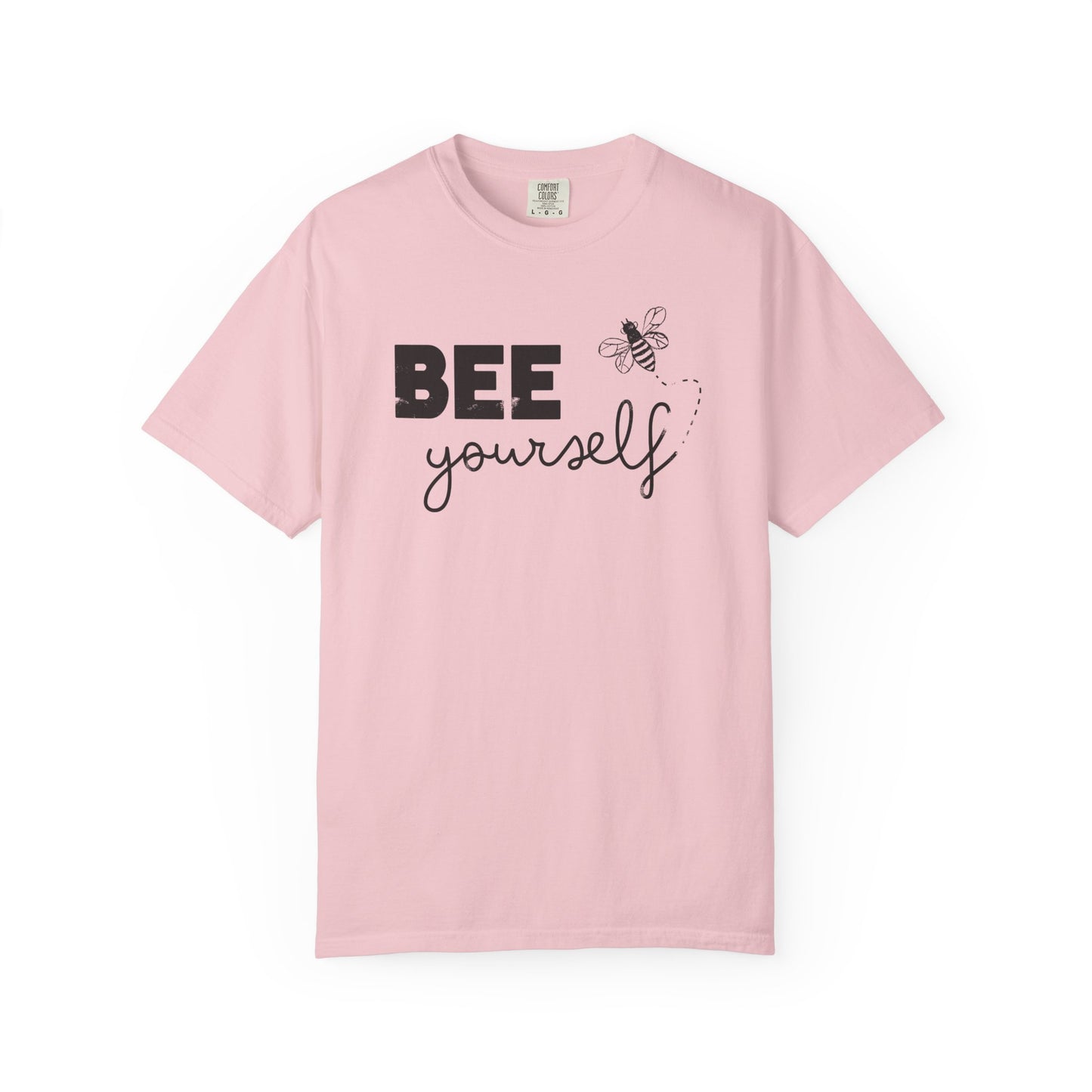 Bee Yourself — Distressed Inspirational Bee Graphic T Shirt