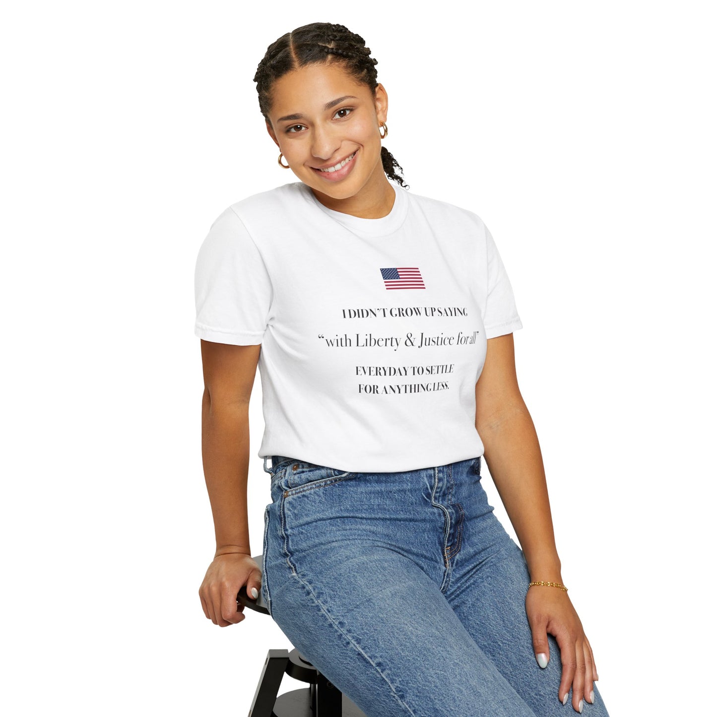With Liberty & Justice For All Graphic T-Shirt - UNISEX