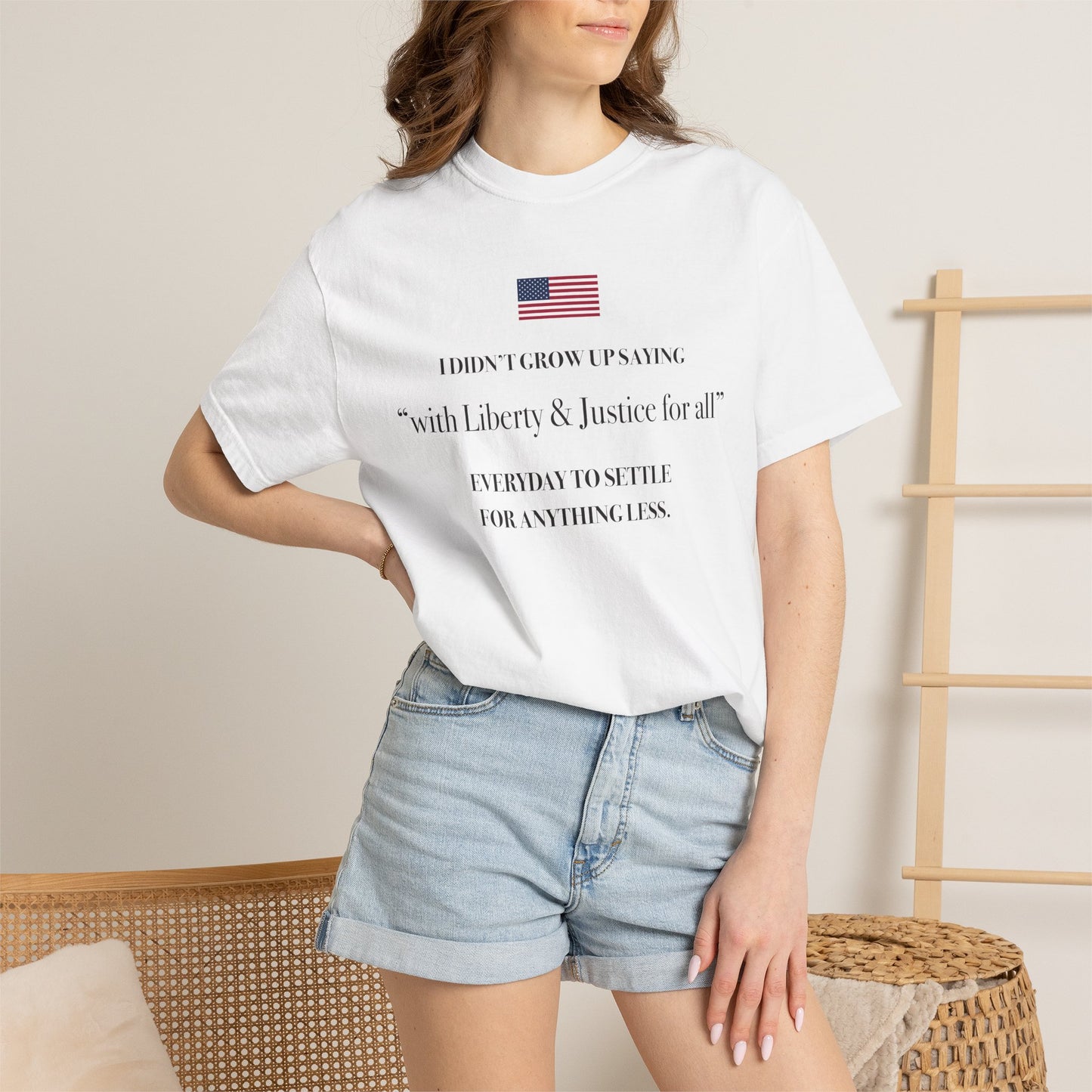 With Liberty & Justice For All Graphic T-Shirt - UNISEX