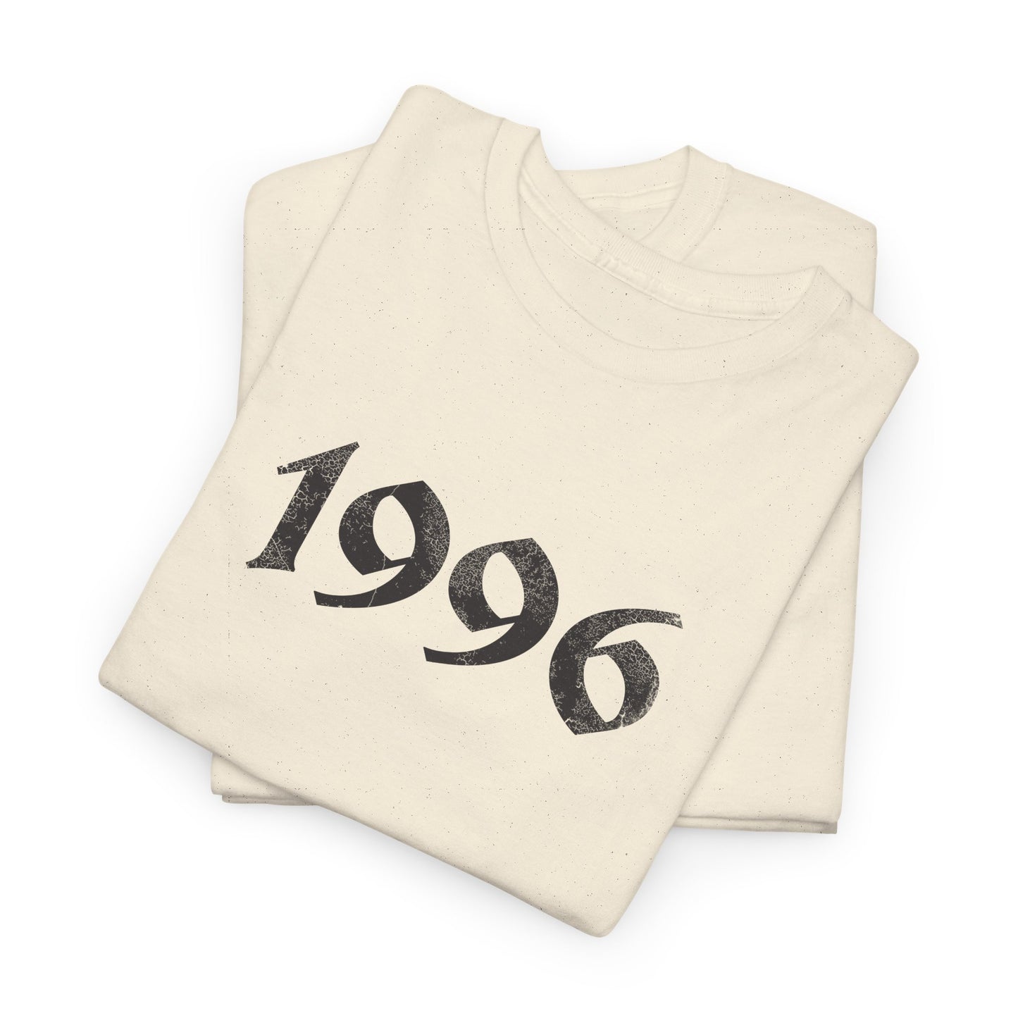 1996 Vintage Year Tee — Distressed 90's Baby Graphic T Shirt
