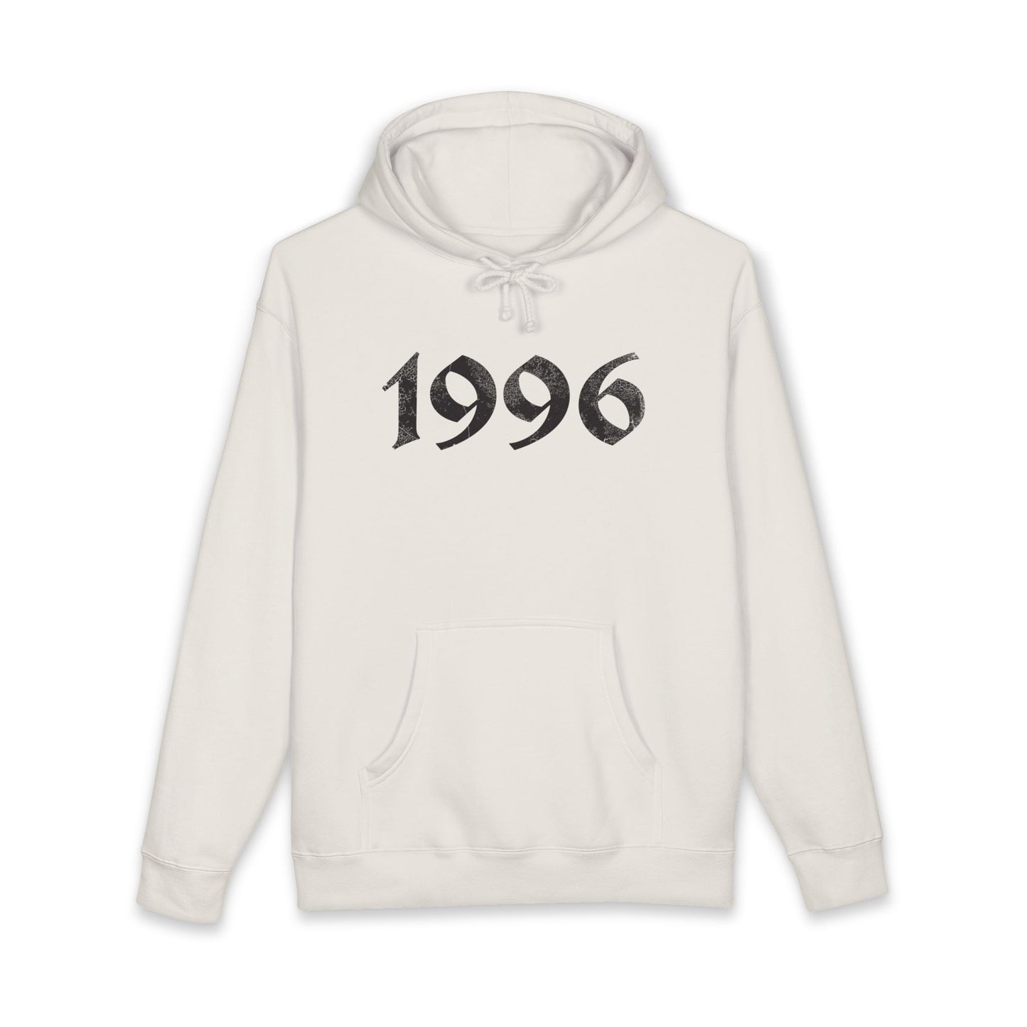 1996 Vintage Year Hoodie — Distressed 90's Baby Graphic Hoodie