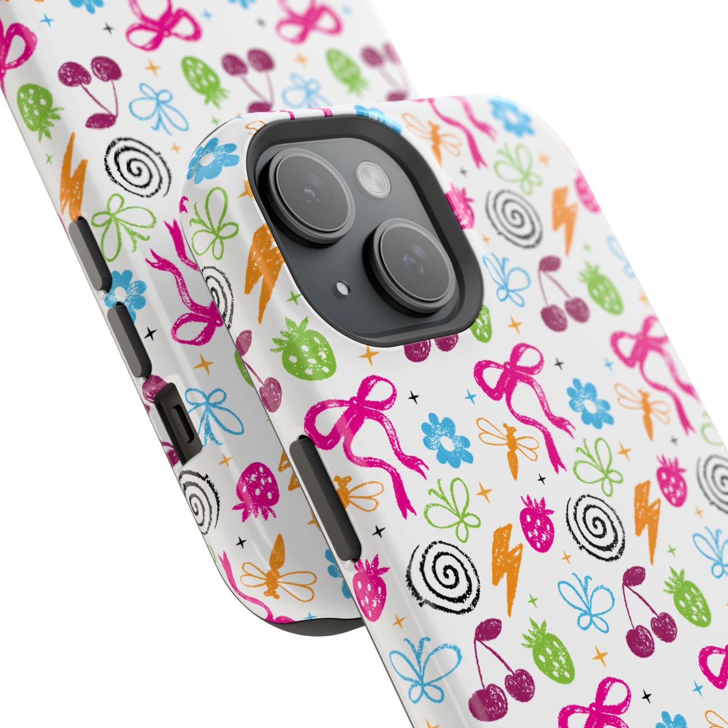 Just A Girl Pattern — Magnetic (iPhone + Android) Phone Case
