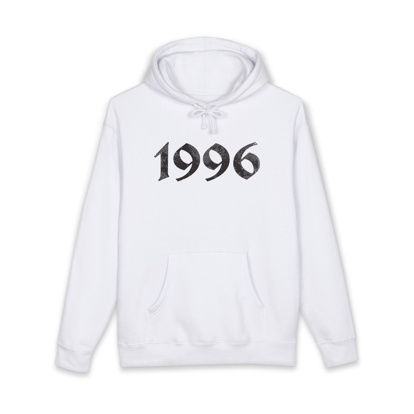 1996 Vintage Year Hoodie — Distressed 90's Baby Graphic Hoodie