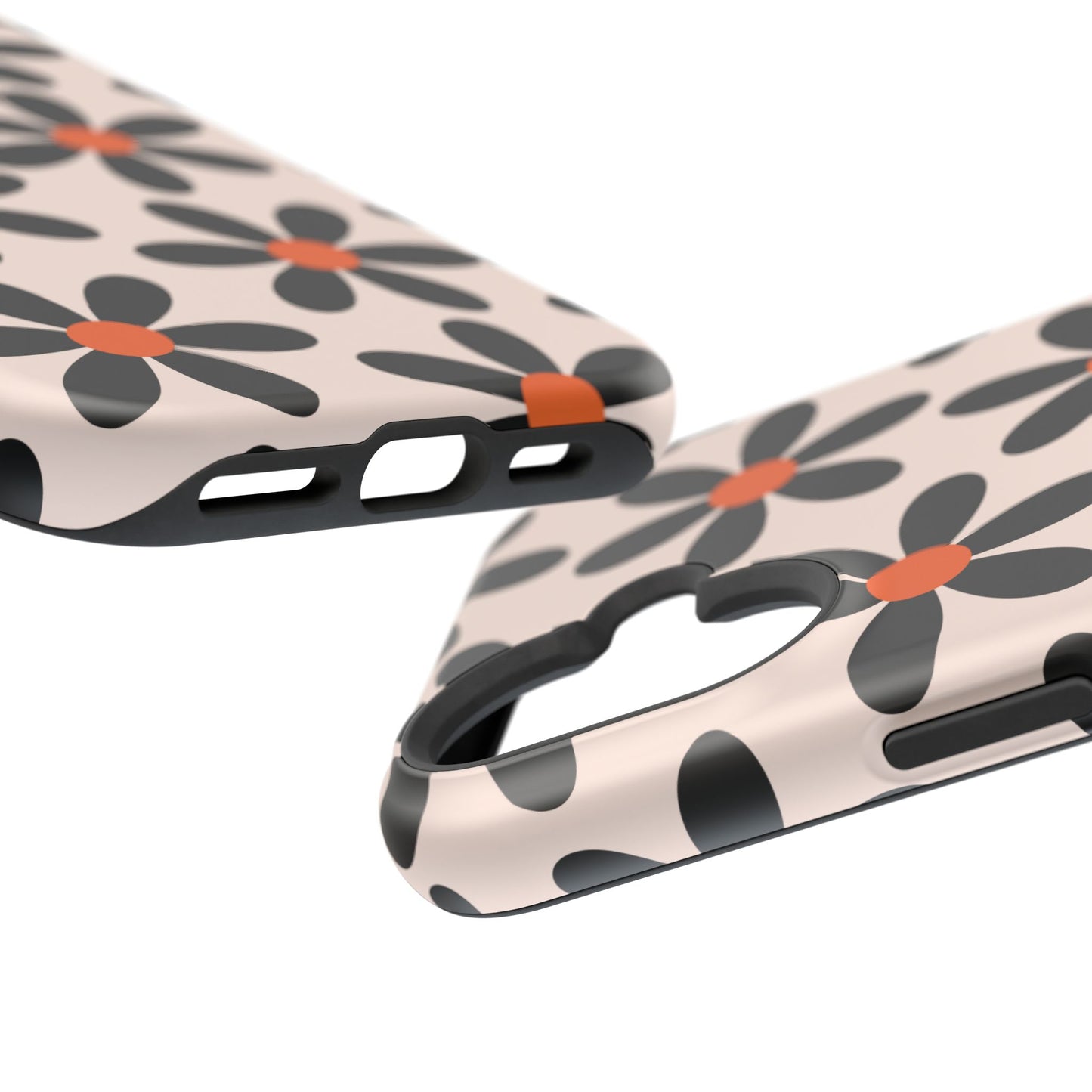 Floral Pattern — Magnetic Impact-Resistant Phone Case