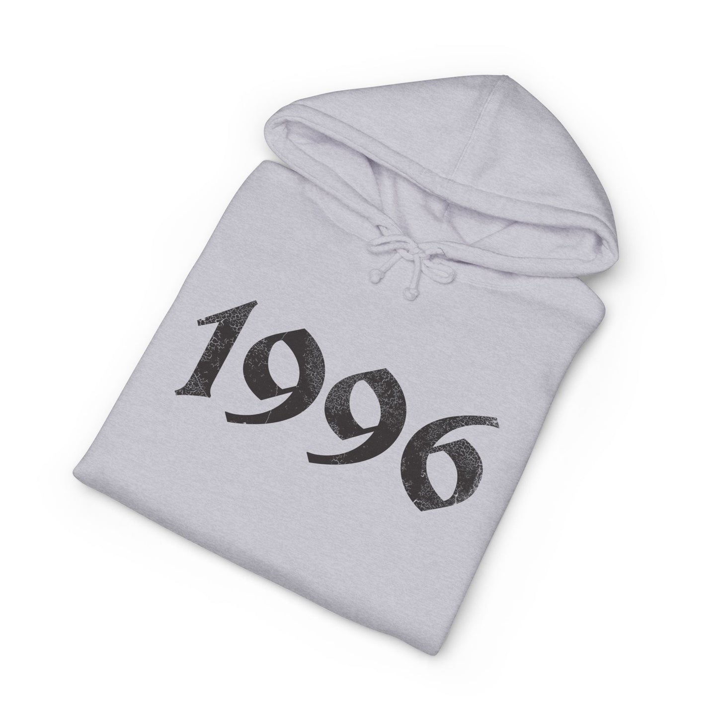 1996 Vintage Year Hoodie — Distressed 90's Baby Graphic Hoodie