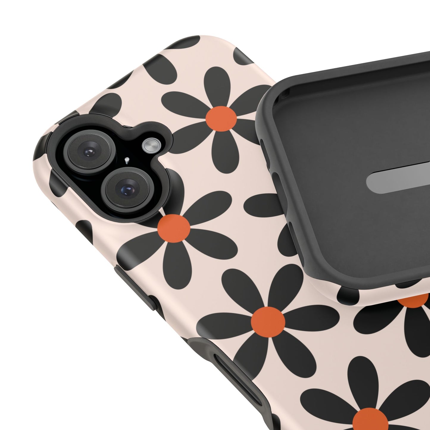 Floral Pattern — Magnetic Impact-Resistant Phone Case