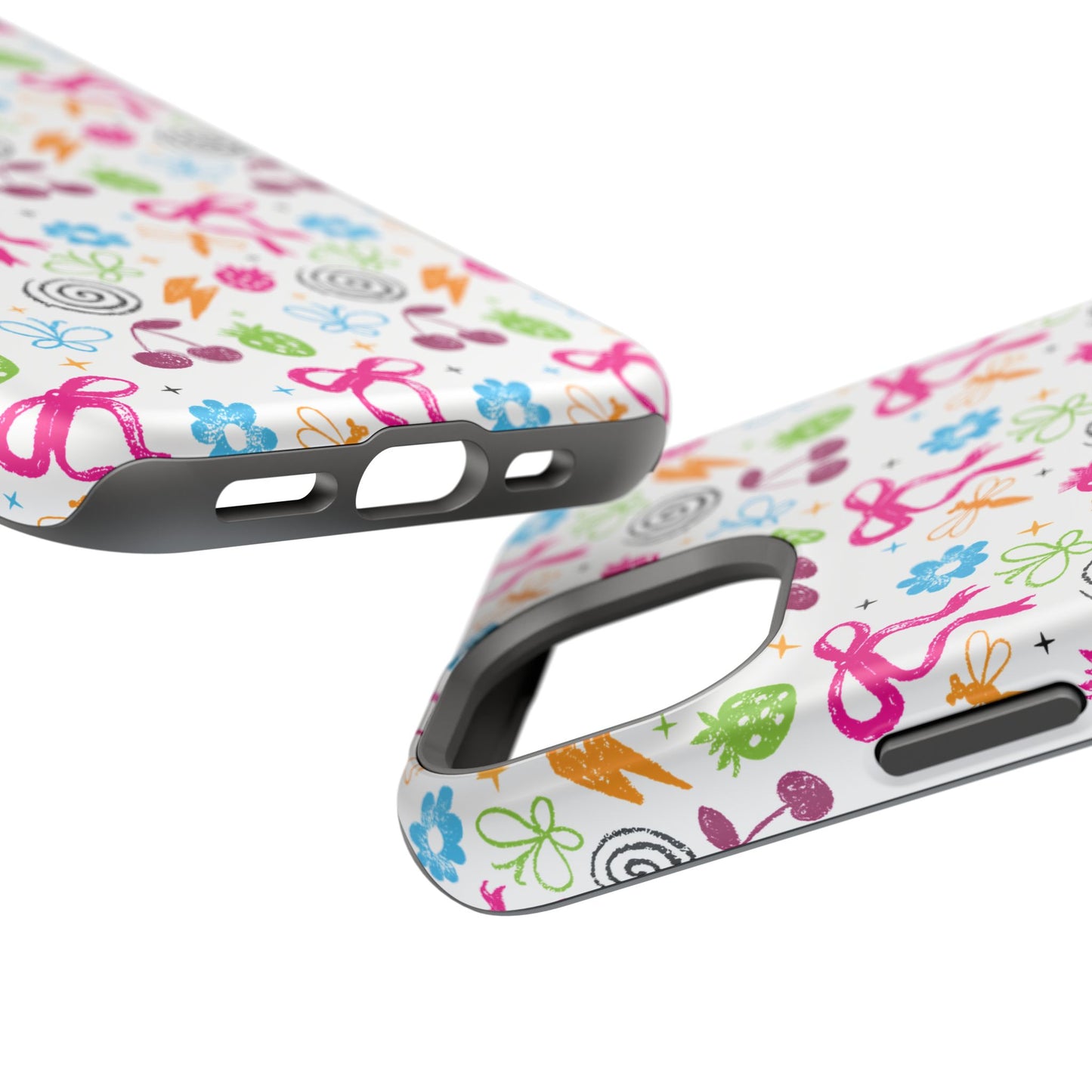 Just A Girl Pattern — Magnetic (iPhone + Android) Phone Case