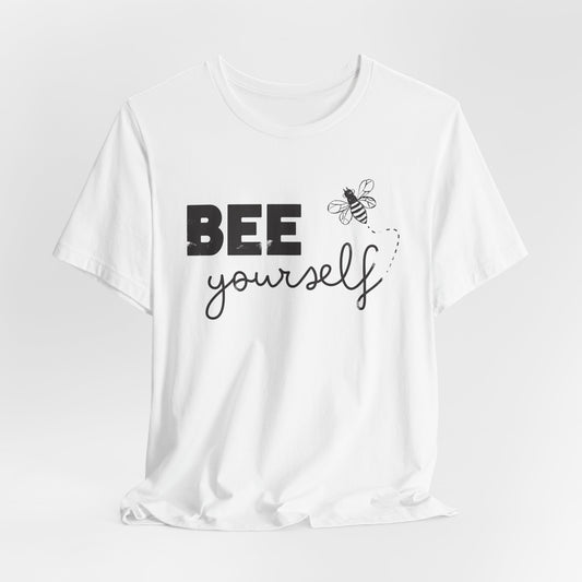 Bee Yourself — Cute Bee Distressed Graphic T Shirt