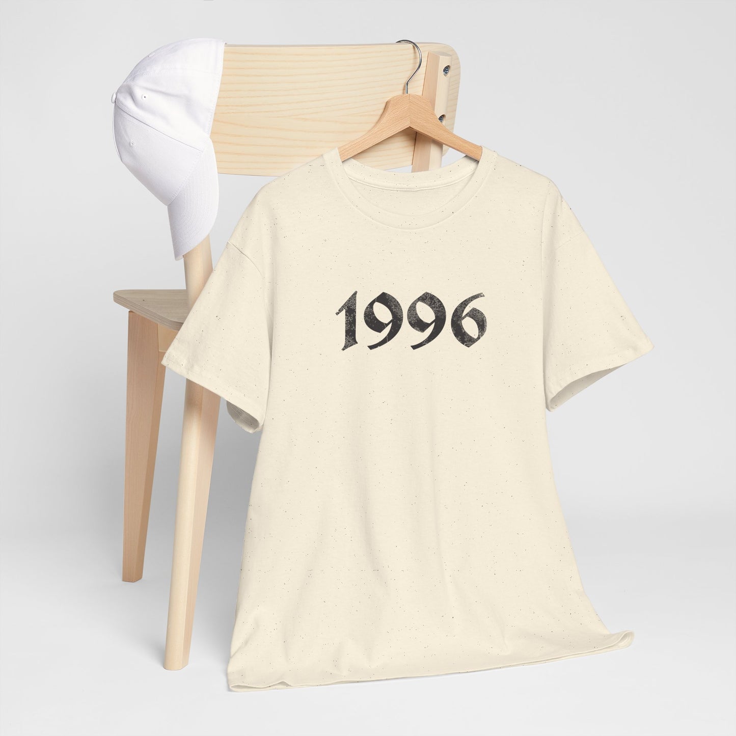 1996 Vintage Year Tee — Distressed 90's Baby Graphic T Shirt