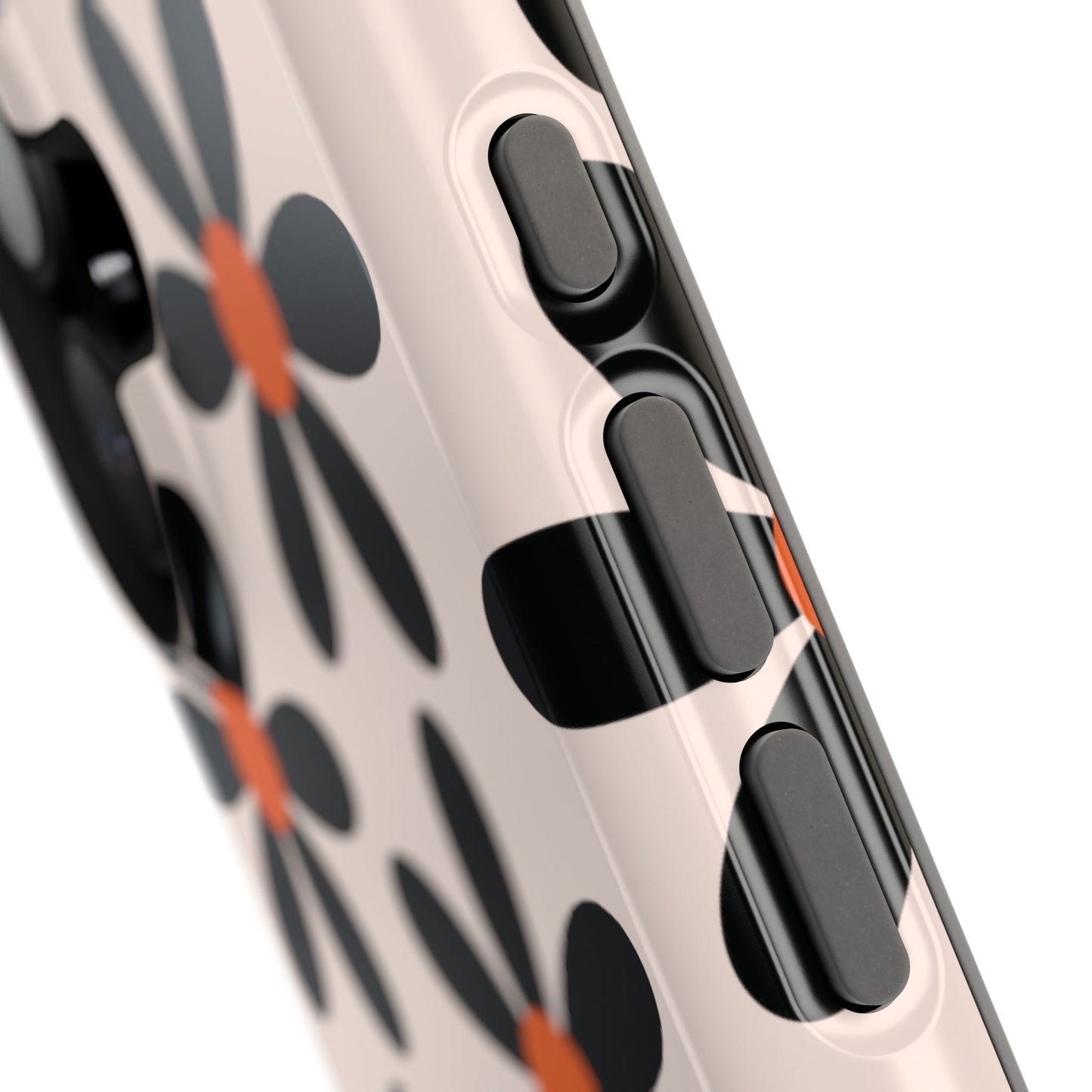Floral Pattern — Magnetic Impact-Resistant Phone Case