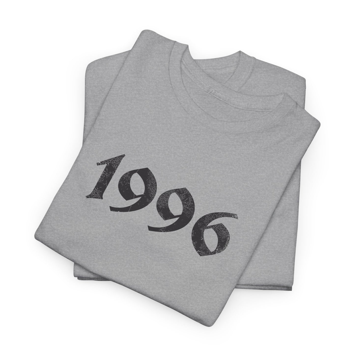 1996 Vintage Year Tee — Distressed 90's Baby Graphic T Shirt