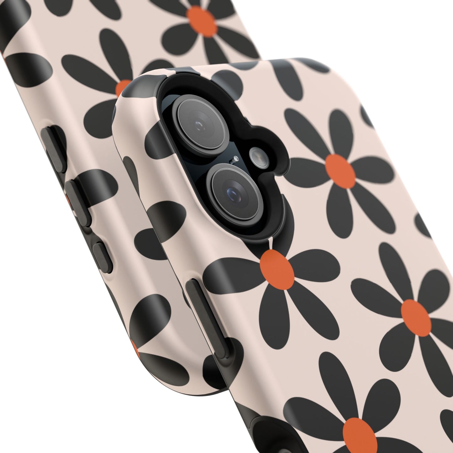 Floral Pattern — Magnetic Impact-Resistant Phone Case