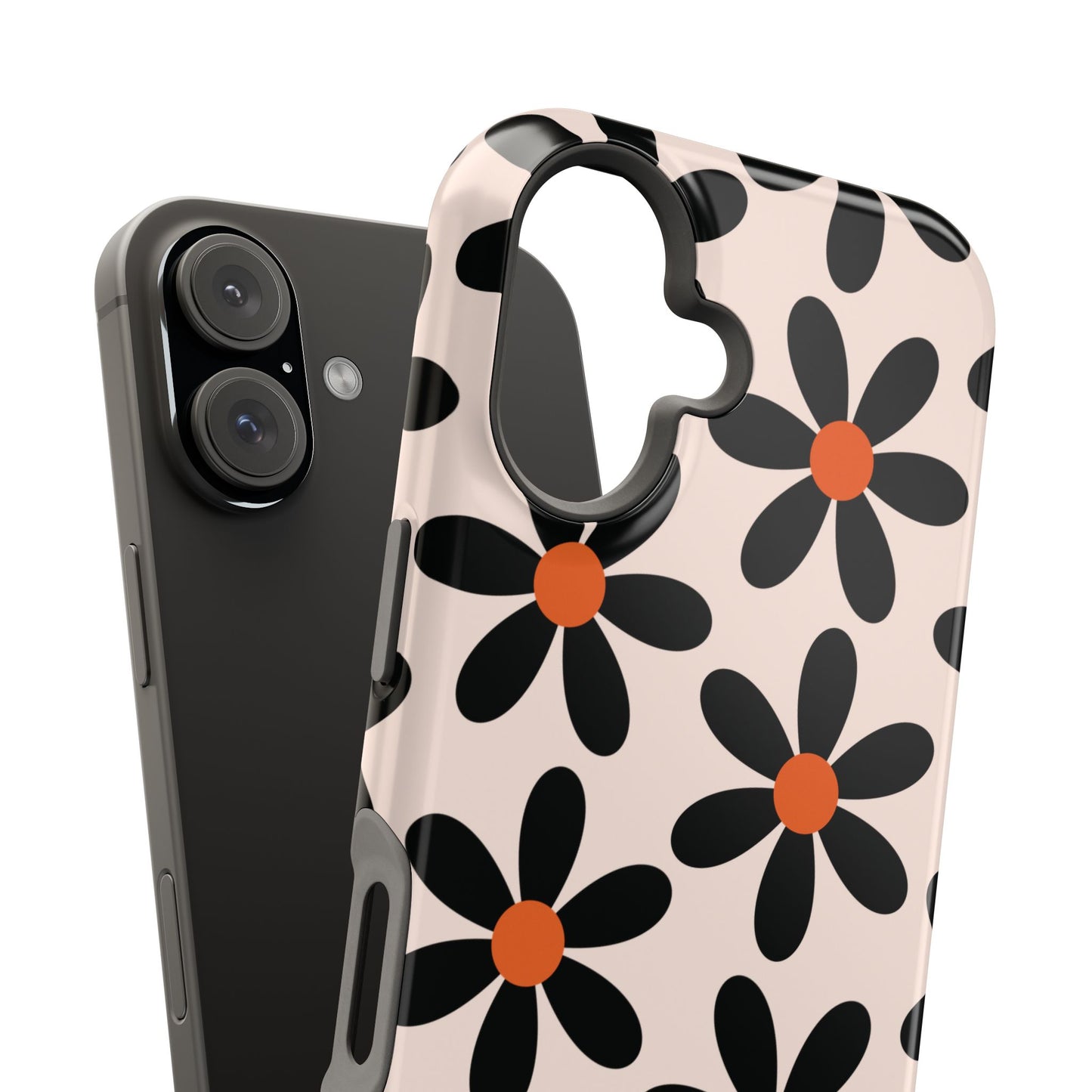Floral Pattern — Magnetic Impact-Resistant Phone Case