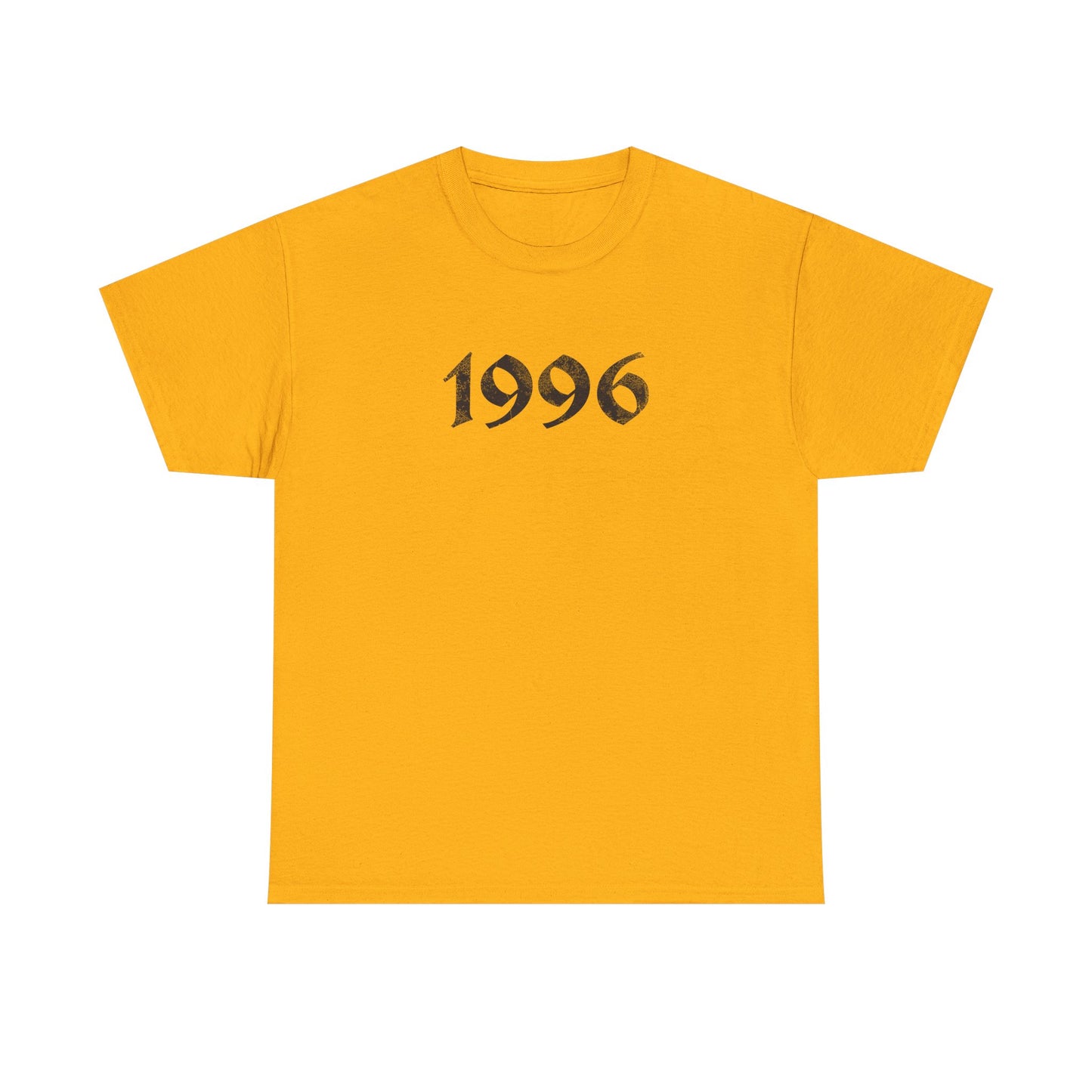 1996 Vintage Year Tee — Distressed 90's Baby Graphic T Shirt