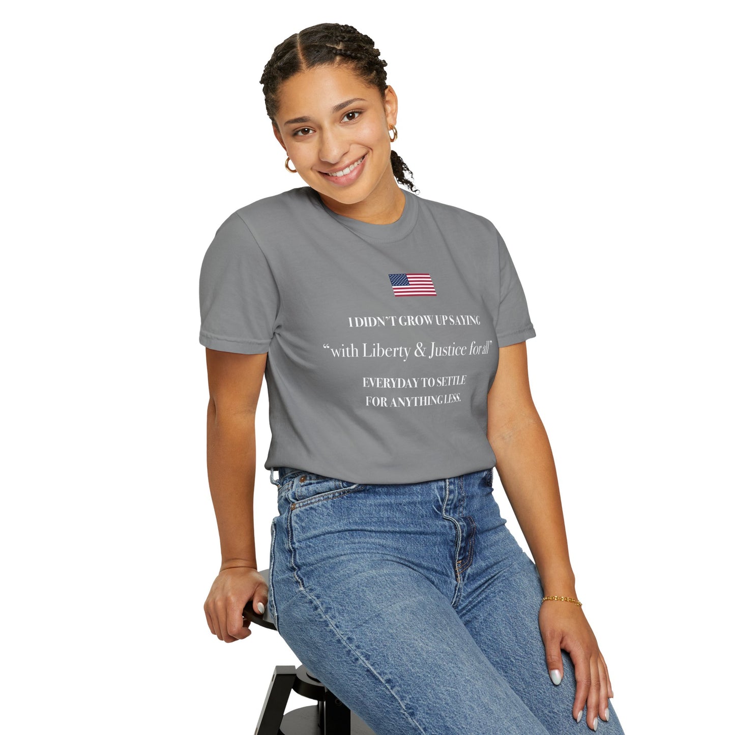 With Liberty & Justice For All Graphic T-Shirt - UNISEX