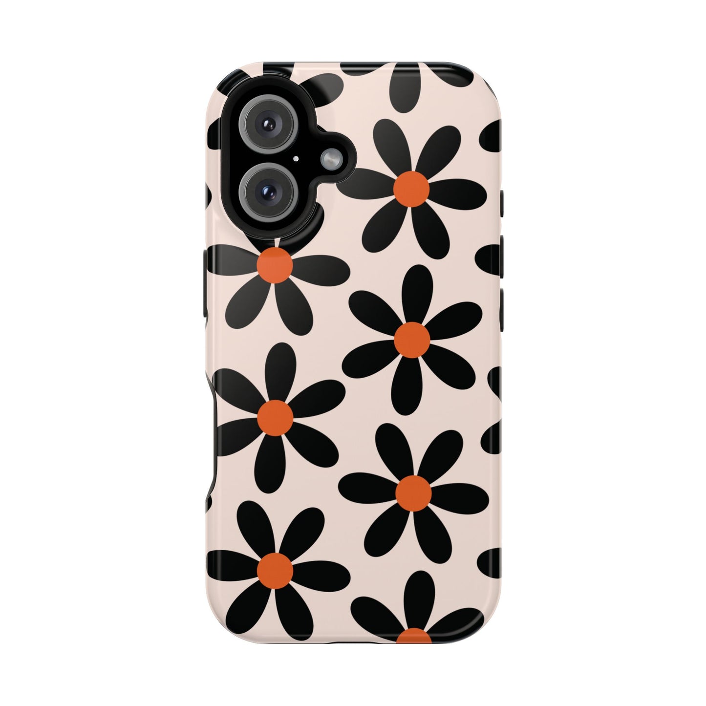 Floral Pattern — Magnetic Impact-Resistant Phone Case
