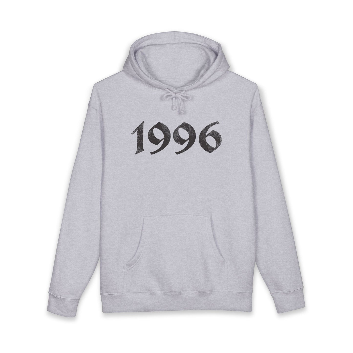1996 Vintage Year Hoodie — Distressed 90's Baby Graphic Hoodie