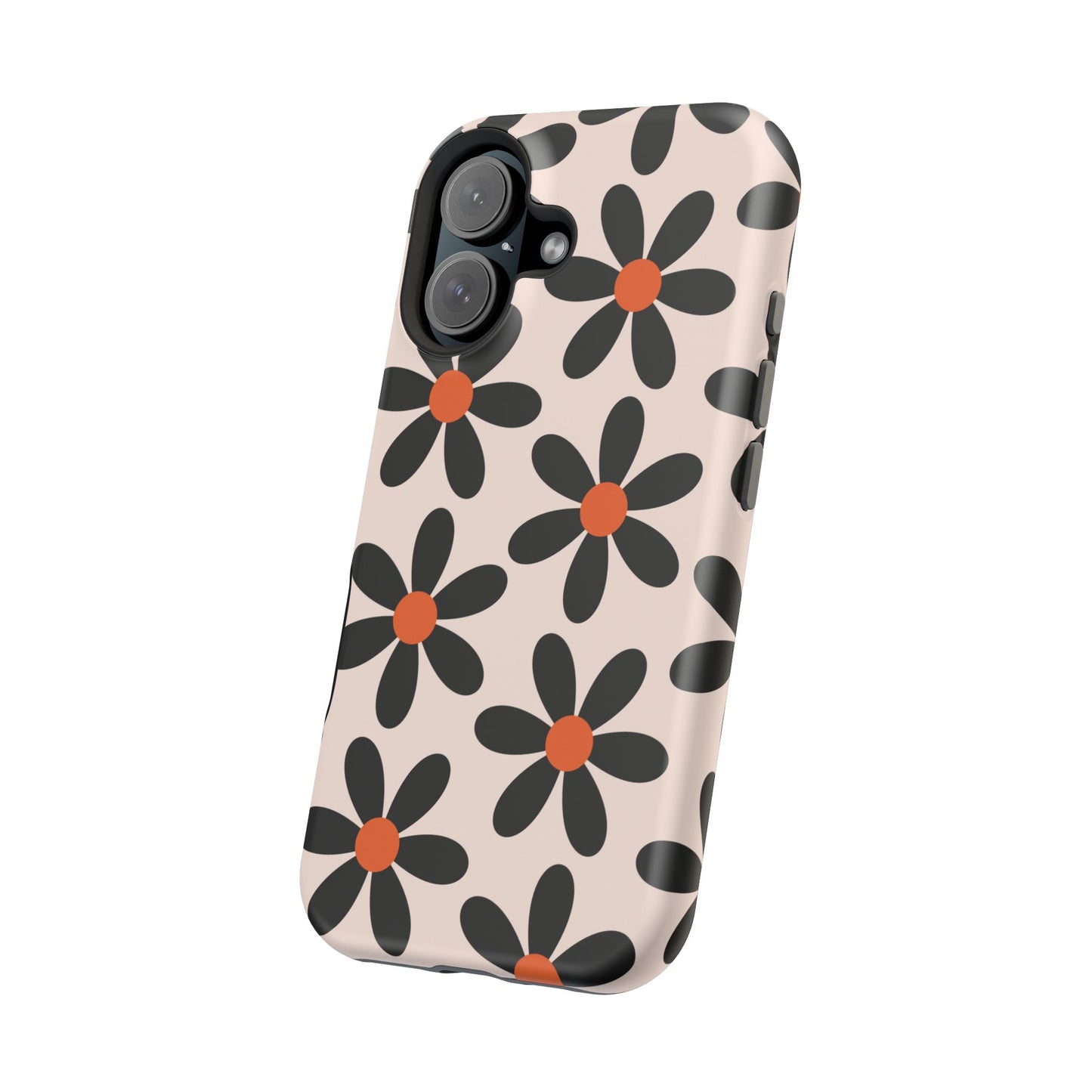 Floral Pattern — Magnetic Impact-Resistant Phone Case