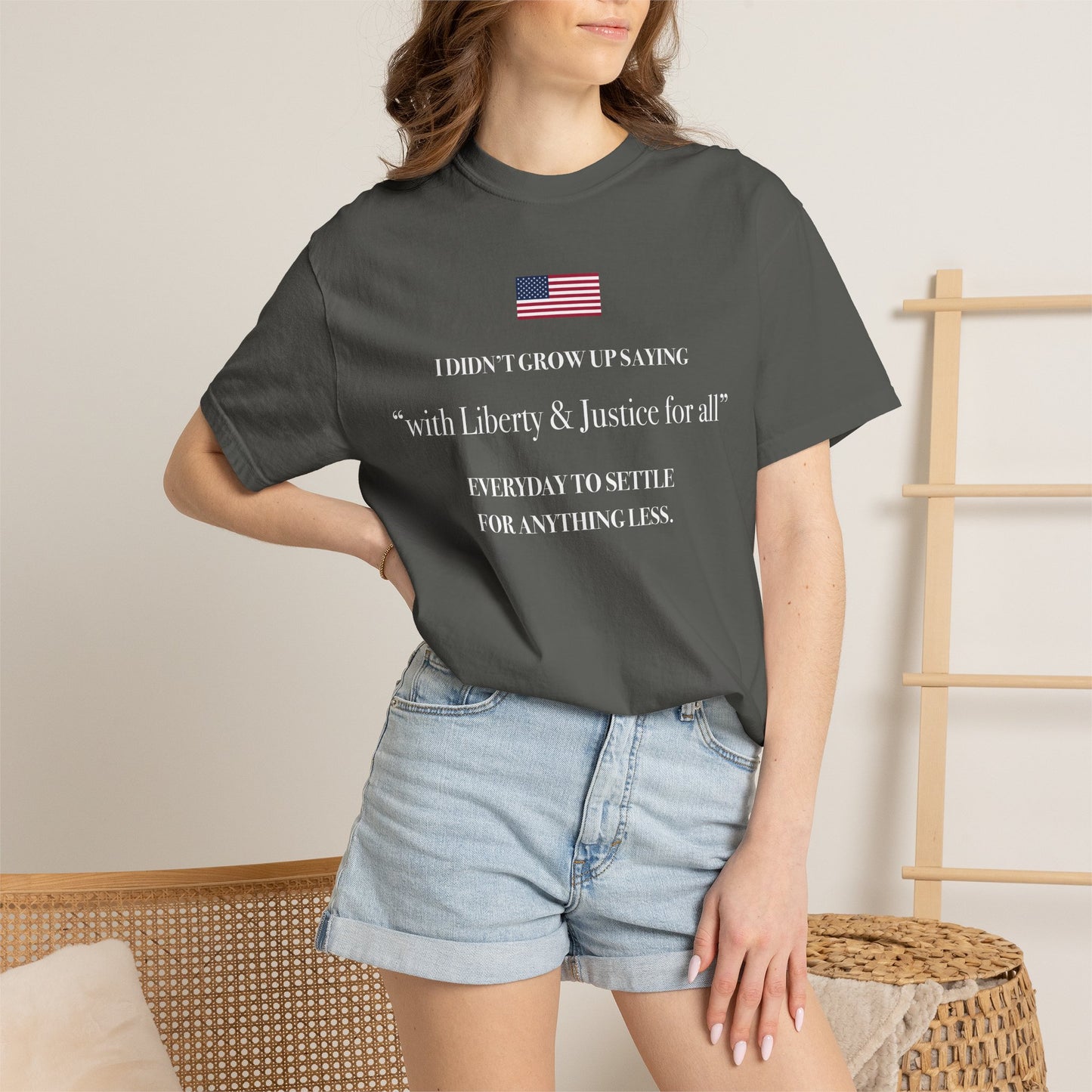 With Liberty & Justice For All Graphic T-Shirt - UNISEX