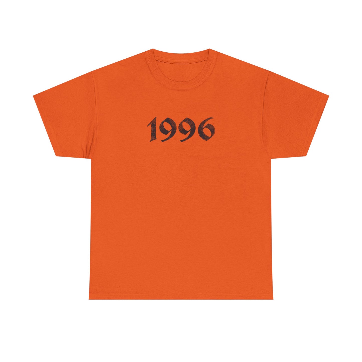 1996 Vintage Year Tee — Distressed 90's Baby Graphic T Shirt